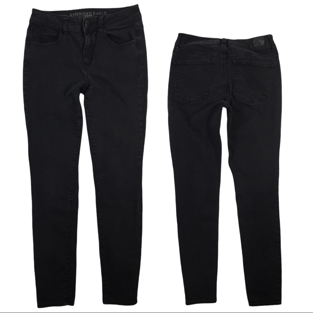 WJ233 American Eagle AE Hi Rise Jegging Jeans 4